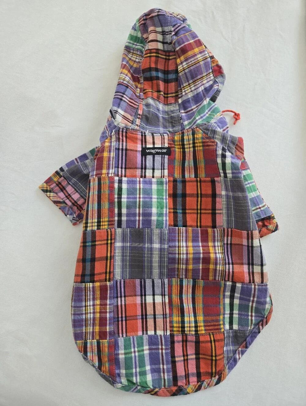 Wagwear Madras Plaid Hoodie